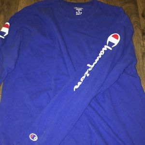 Blue champion long sleeve